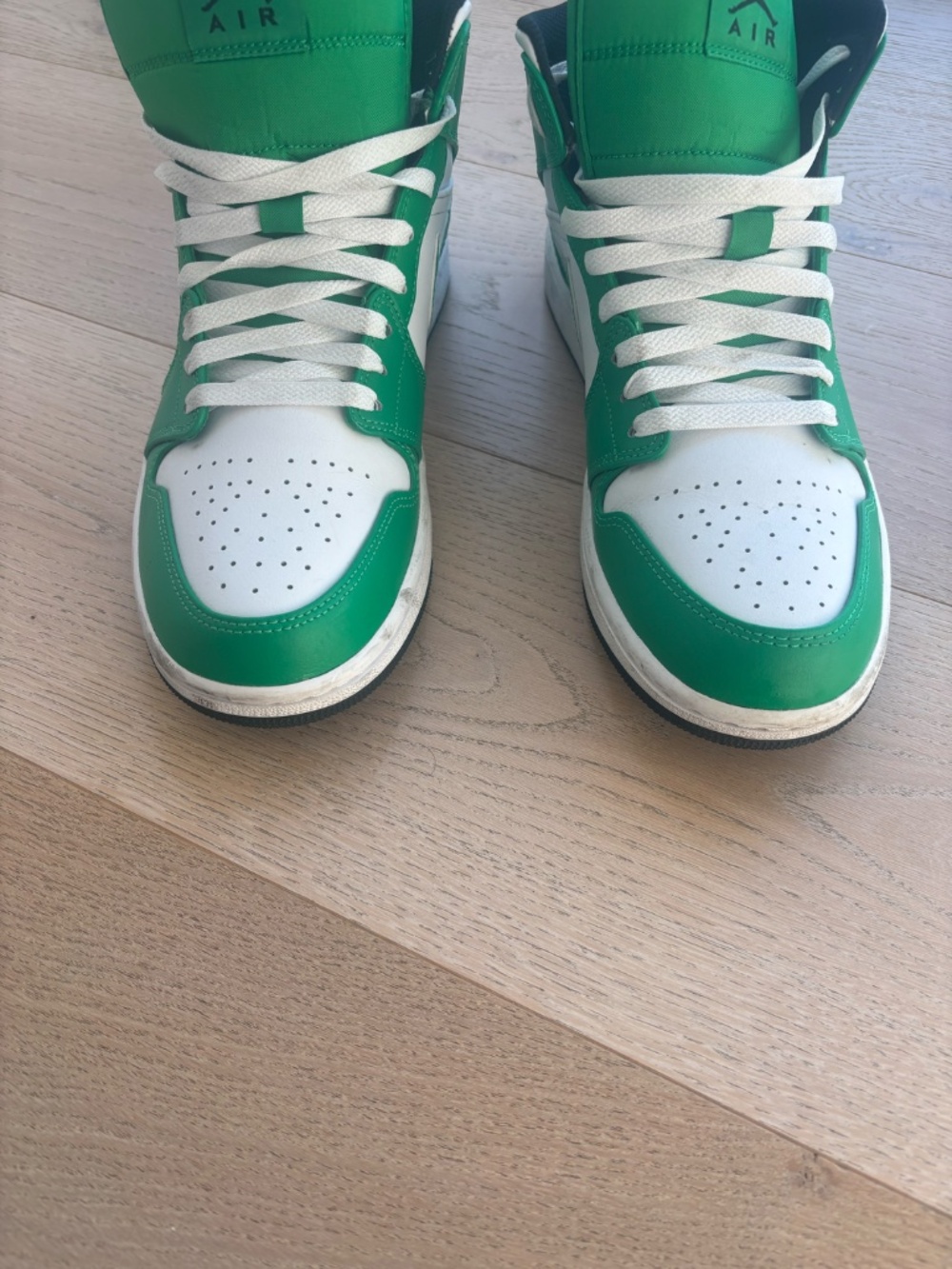 Jordan 1 Mid Lucky Green -  Mens  US Size 9.5 - Picture 7 of 12